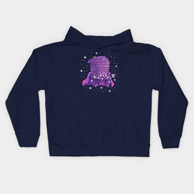 Cosmic Pancake Kids Hoodie by nickv47